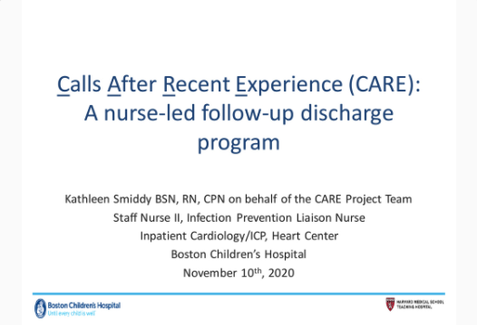 Care a follow up discharge program