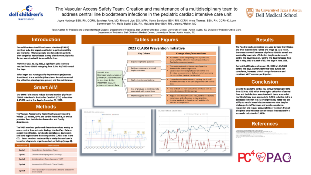 The vascular access safety team creation